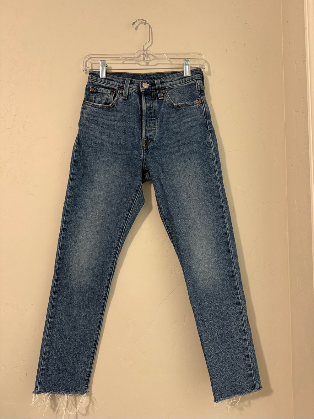 Classic Levi’s Women’s Blue Straight-Leg Jeans